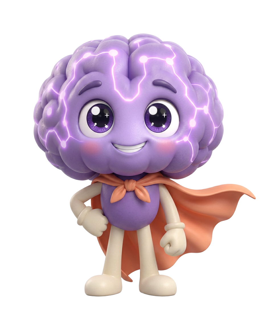 Rebral wearing a hero cape