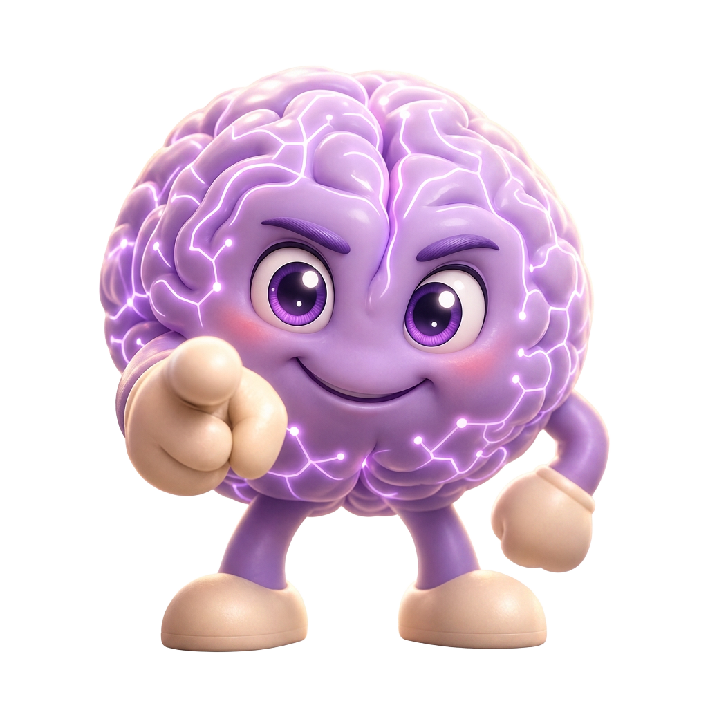Rebral pointing forward, inviting you to join