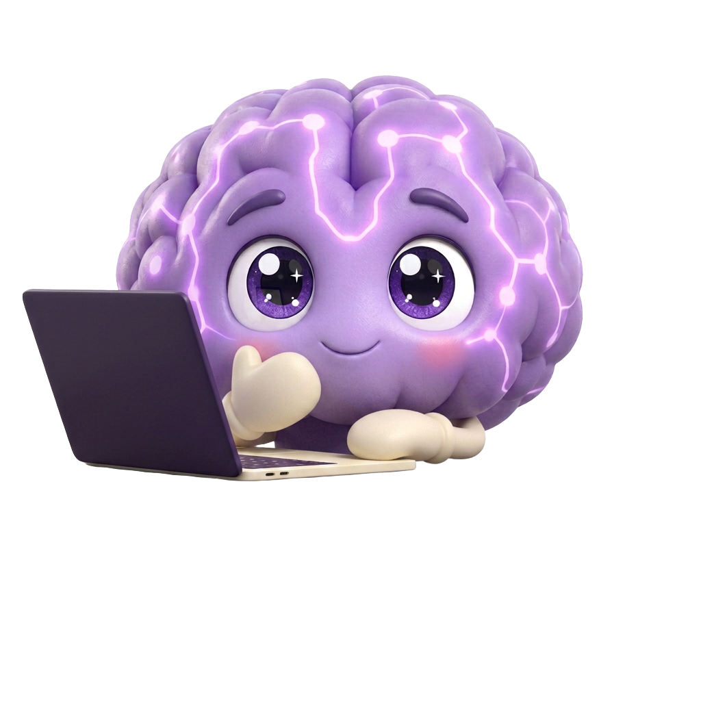 Rebral thoughtfully using a laptop for Rebral Learn Professional.